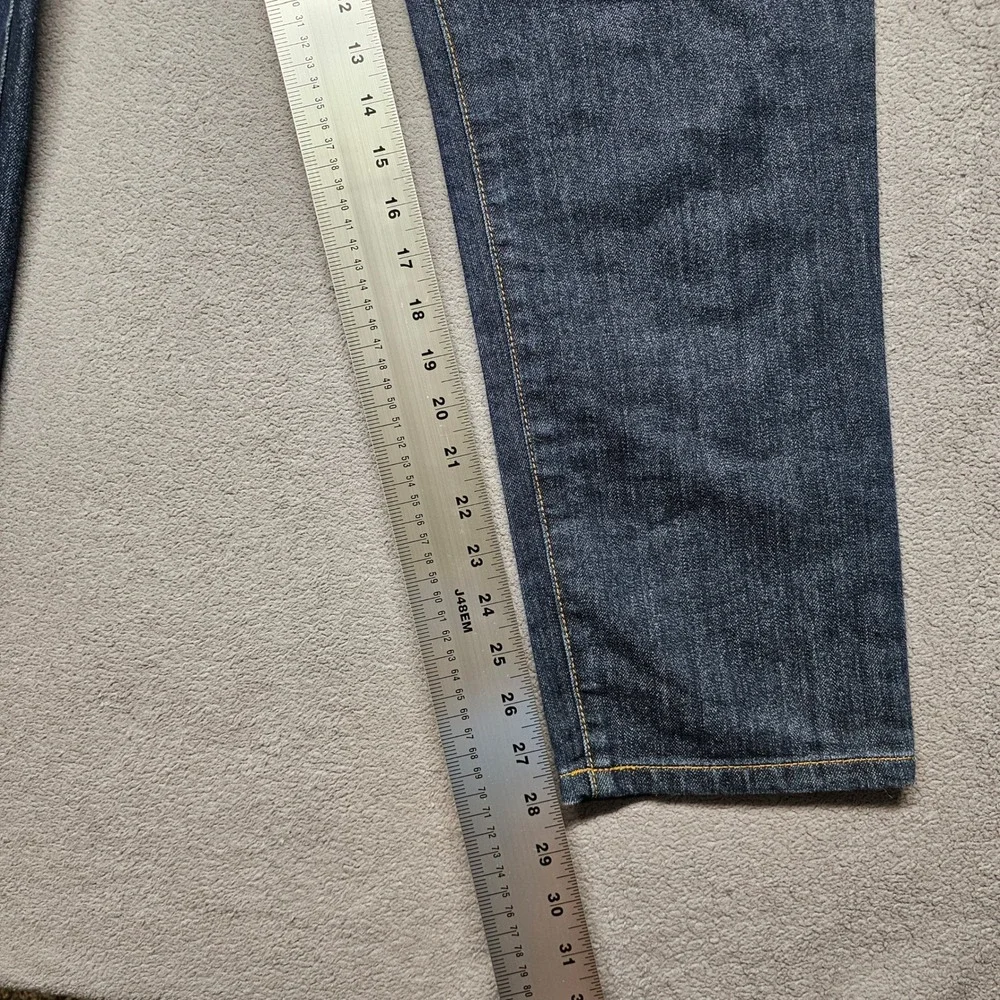 Michael Kors Jeans Womens 14 Blue Denim Stretch Slim Fit Straight Leg Streetwear